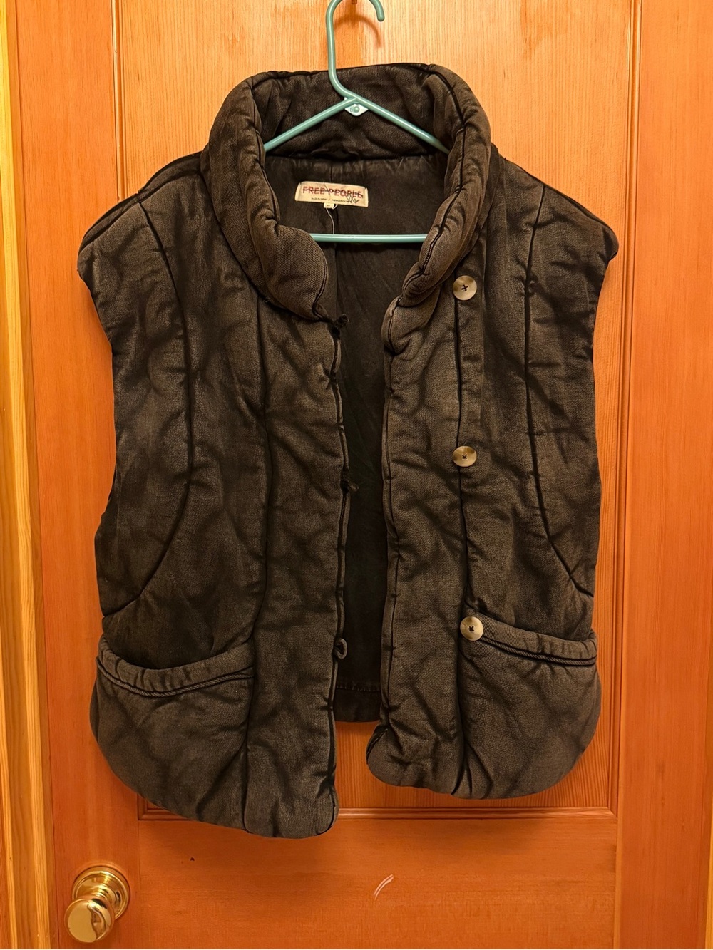 Free People Roll With Us Puffer Vest XS - Picture 4 of 12